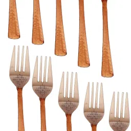 Copper, Steel Dinner Fork Set-image-32