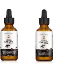 Skin Brighten & Refresh: Caffeine Eye Serum for Dark Circles Serum (Pack Of 2)-20