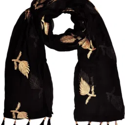 Chiffon Printed Black Women Dupatta-image-88