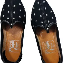 Men's Black Ethnic Mojari Jutti – Traditional Handmade Mojaris For Men-image-40