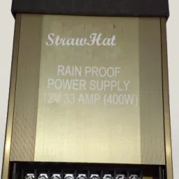 StrawHat 33 Amp 12 V Led Rainproof power supply SMPS (Pack of 1) 400 Watts PSU-27
