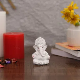 Ganesha Idol Statue For Car Dashboard, gift Decorative Showpiece - 8.89 cm-17