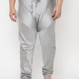 Vastramay Plus Men's Grey Silk Blend Pyjama Men Pyjama-image-74