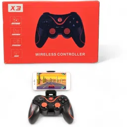 X3 Mobile wireless Bluetooth Gaming controller for android/Windows/Smart TV_A7 Black Edition with Expansion Pack Only-image-57