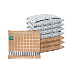Aura Brown Set of 6 Regular Drawer Organiser Organisers-13