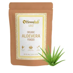 HENNAHUB Aloe Vera Powder For Hydrating Skin & Strengthening Hair-100g-47