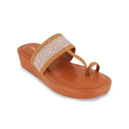 Anouk Textured Block Sandals with Bows-9