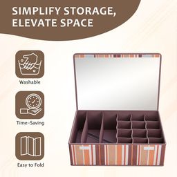 aura Kuber Industries Brown Set of 1 Regular Drawer Organiser Organisers image 5
