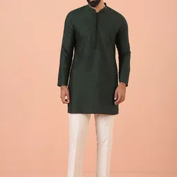 KISAH Men Regular Kurta with Trousers-12