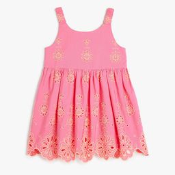 Koton Girls Schiffli Cotton Fit & Flare Dress-picture-11