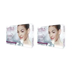 Lotus Herbals Set Of 2 Radiant Diamond Cellular Radiance Facial Kit- 37g Each-20