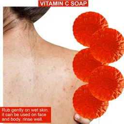 GROOVY Set Of 5Radish Refresh Vitamin C Bathing Bar- 100 g Each image 2