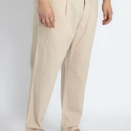 UNSIZED Men Pleated Trousers-image-64