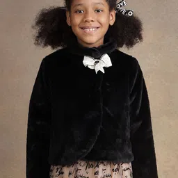 One Friday Girls Open Front Jacket-image-60