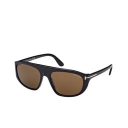 Tom Ford Unisex Square Sunglasses With UV Protected Lens FT1002 58 01J-image-69