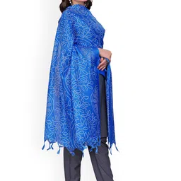 Kemza Bandhani Printed Dupatta With Tassel-picture-14