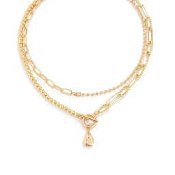 StyleCast x Revolte Gold-Plated Layered Necklace image 3