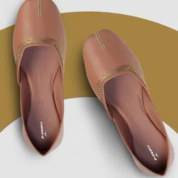 CATBIRD Women Ethnic Mojaris with Embroidered Flats-30