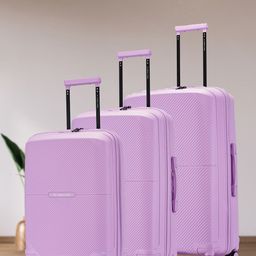 Nasher Miles Set Of 3 Textured Hard-Sided Trolley Bags-49