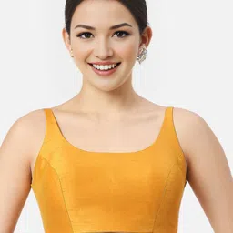 Biyu Round Neck Sleeveless Saree Blouse-44