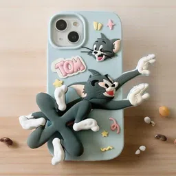 CASE CREATION Cartoon Characters Printed iPhone 15 Bumper Case Mobile Accessories image 3