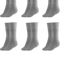 MUKHAKSH Grey Cotton Socks-image-88