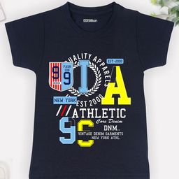Billion Boys Printed Bio Finish Applique T-shirt-image-63