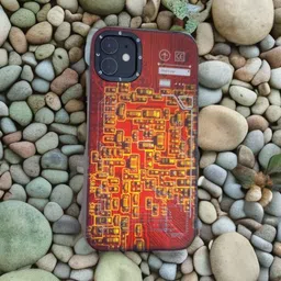 CASE CREATION Abstract Printed iPhone 12 Silicone Back Case-48