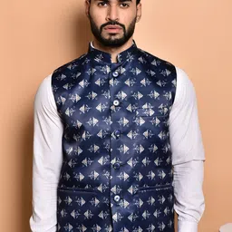 PRINTINDIA Men Woven Printed Nehru Jacket-44