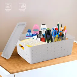 Aura Grey Set of 1 Regular Multi-Utility Organisers image 4