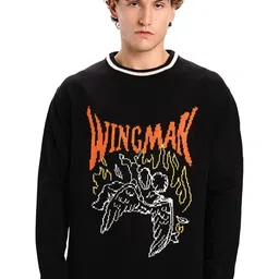 Bonkers Corner Men Wingman Knit Sweatshirt-image-18