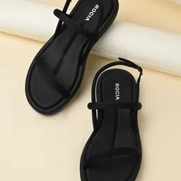 Rocia Women Open Toe Flats With Backstrap-4