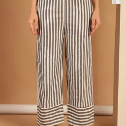 ETC Pack Of 2 Pure Cotton Mid-Rise Lounge Pants-image-68