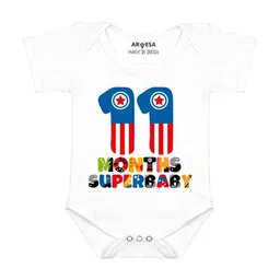 Arvesa 11 Month Baby Printed Bodysuit-picture-3