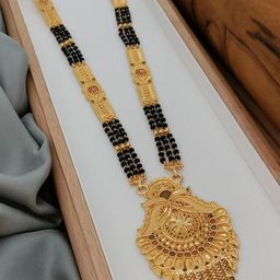niva fashion Women Gold Mangalsutra-image-77