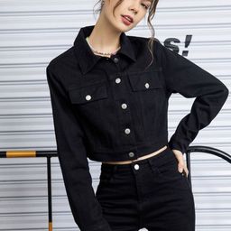 BUY NEW TREND Women Lightweight Denim Jacket-image-93