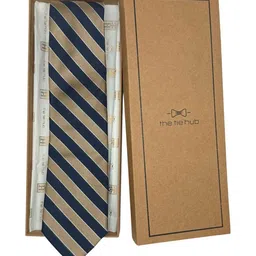 The Tie Hub Men Striped Broad Tie-image-32