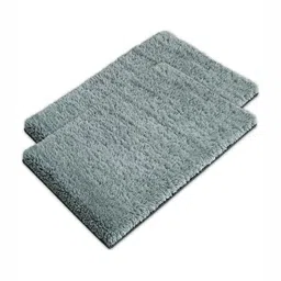 Aura Grey 2 Pieces Microfiber Ultra Absorbent Bath Mat-51
