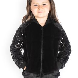 Cherry Crumble Girls Lightweight Bomber Jacket-image-45
