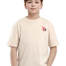 RARE ONES Boys Graphic Printed Round Neck Cotton Oversized T-shirt-image-75