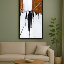 999Store White & Yellow 1 Piece Canvas Other Wall Paintings-image-31