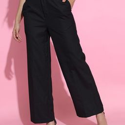 Tokyo Talkies Women Flared Trousers-image-63