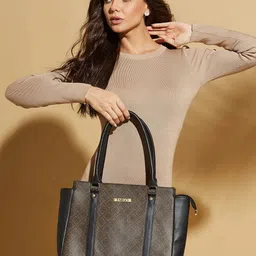 FARGO Printed PU Structured Handheld Bag image 5