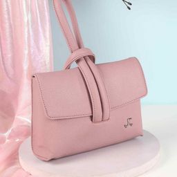 Mochi Women Solid Structured Handheld Bag-image-25