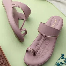 TRASE Wedge Sandals with Laser Cuts-image-8