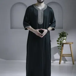 MASHROO Men Thread Work Kurta-2