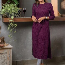 BINDUDI Women Printed Round Neck Kurta-picture-20