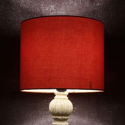 btr crafts Rocky Orange Cotton Fabric Solid Lampshade-picture-16