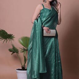 Anneca Women Tissue Saree-image-83