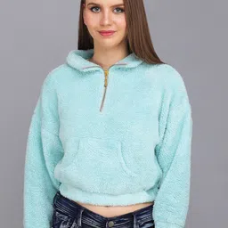 JAKANARY Women Lightweight Crop Tailored Jacket-image-90